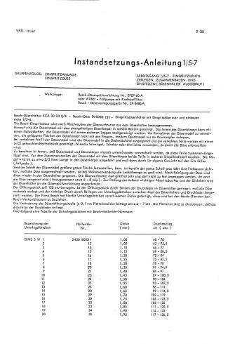 Instandsetzunganleitung Hanomag-dieselmotor D301