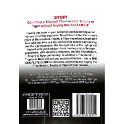 Triumph Thunderbird, Trophy & Tiger 650cc & 750cc models: 1950-1983