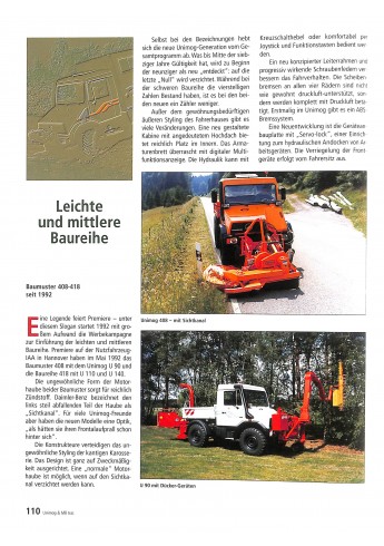 Unimog & MB-trac Chronik