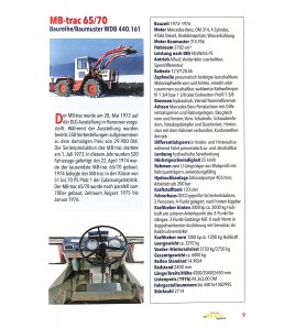 Das MB-trac Typenbuch