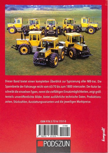 Das MB-trac Typenbuch