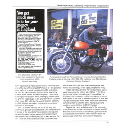 BSA Motorcycles - the final evolution