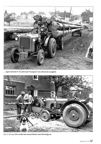 Fahr zwischen Volkstraktor und Holzgasschlepper
