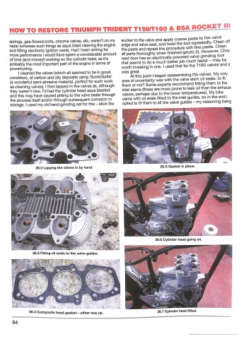How to Restore Triumph Trident T150/T160 & BSA Rocket III