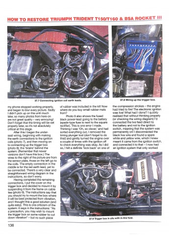 How to Restore Triumph Trident T150/T160 & BSA Rocket III