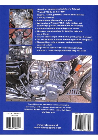 How to Restore Triumph Trident T150/T160 & BSA Rocket III