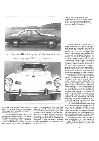 Karmann Ghia Coupé & Cabriolet