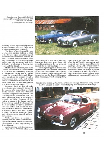 Karmann Ghia Coupé & Cabriolet
