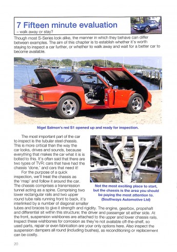 TVR S-series   S1, S1, S3/S3C, S4C & V8S 1986 TO 1994