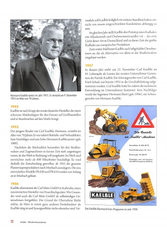 Kaelble 100 Jahre Baumaschinen Band 1