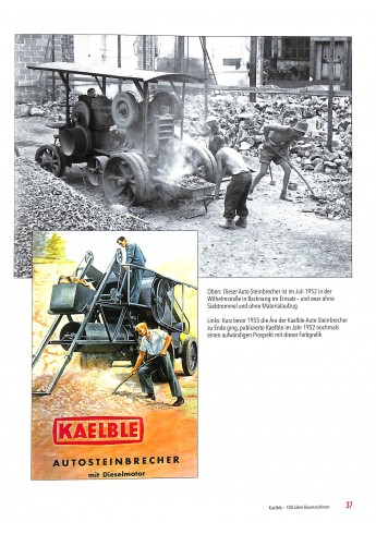 Kaelble 100 Jahre Baumaschinen Band 1
