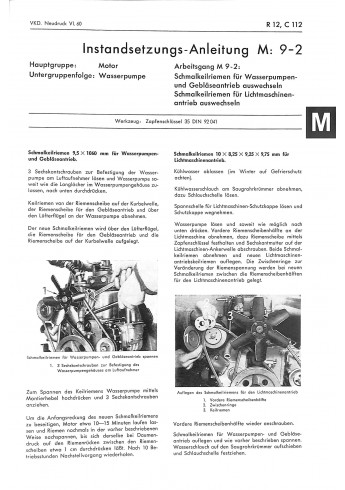 Instandsetzungs-Anleitung Hanomag-Schlepper R12/C112
