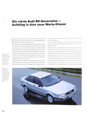 Audi 80 - Alle Modelle von 1972 bis 1995