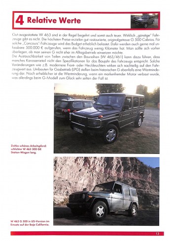 Mercedes-Benz G-Klasse Praxisratgeber Klassikerkauf