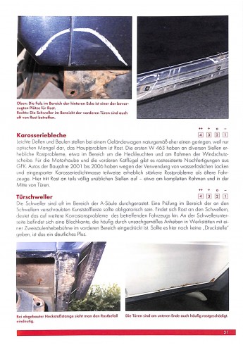 Mercedes-Benz G-Klasse Praxisratgeber Klassikerkauf