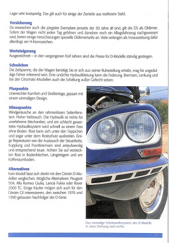 Citroën DS & ID  Praxisratgeber Klassikerkauf