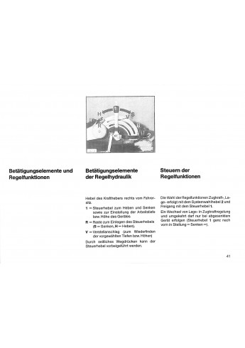 D71 Betriebsanleitung Trakroren Deutz Fahr