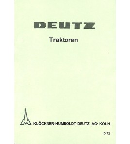 Deutz Schlepper Daten D-72