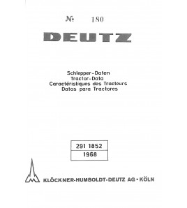 Deutz Schlepper Daten D-72