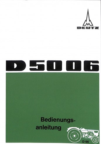 D66 - Bedienungsanleitung Deutz D5006