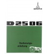 D60 - Bedienungsanleitung Deutz D2506