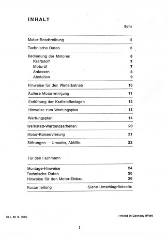 D58 - Bedienungsanleitung Deutz Luftgekühlte Motor F1L 410 en F2L 410
