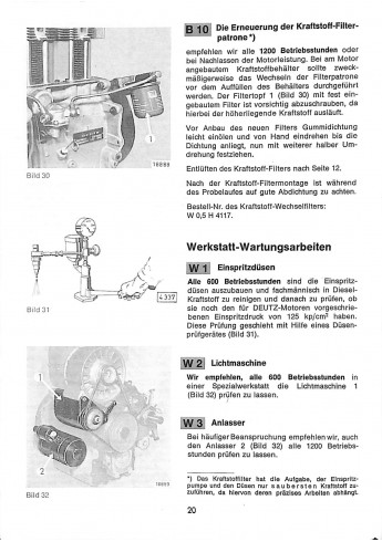 D58 - Bedienungsanleitung Deutz Luftgekühlte Motor F1L 410 en F2L 410