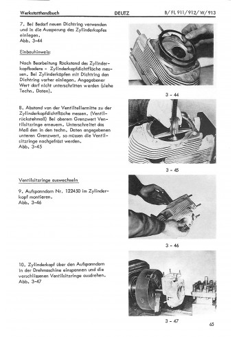 D24 - Werkstatthandbuch für luftgekühlte Deutz Dieselmotoren B/FL911/912/W/913
