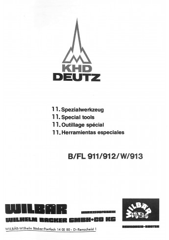 D24 - Werkstatthandbuch für luftgekühlte Deutz Dieselmotoren B/FL911/912/W/913