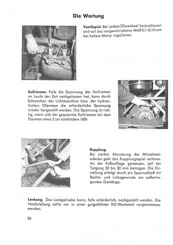 D41 - Betriebsanleitung und Ersatzteilliste für den Deutz-Diesel-Schlepper