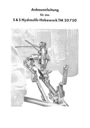 D41 - Betriebsanleitung und Ersatzteilliste für den Deutz-Diesel-Schlepper