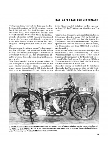 ZÜNDAPP im Bild Buch Nürnberger Jahre 1922-58