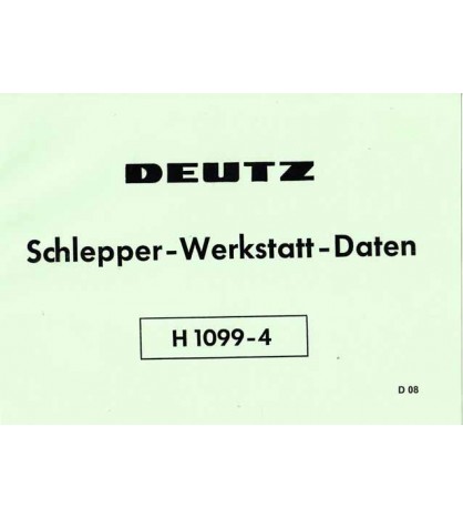 D08 - Schlepper-Werkstatt-Daten H1099-4