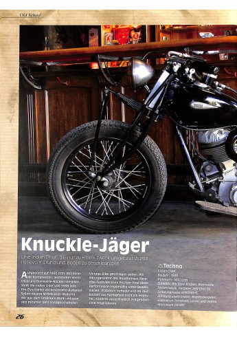 Old School Motorcycles custombike Technik,Historie,Szene