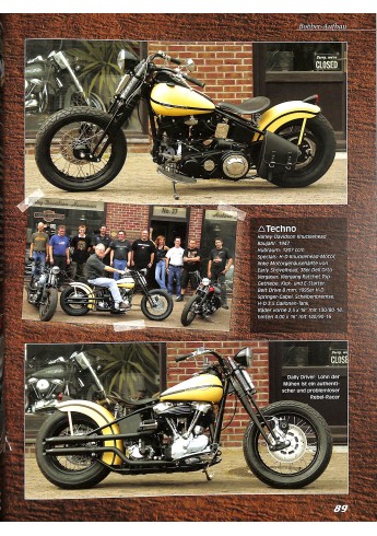 Old School Motorcycles custombike Technik,Historie,Szene