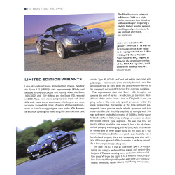 LOTUS ELISE EN EXIGE 1995-2020