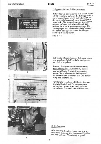 D23 - Werkstatthandbuch für Deutz-Dieselschlepper D9006