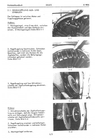D23 - Werkstatthandbuch für Deutz-Dieselschlepper D9006