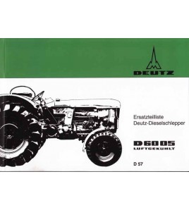D57 - Ersatzteilliste Deutz-Dieselschlepper D6005