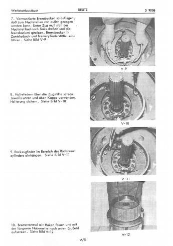 D23 - Werkstatthandbuch für Deutz-Dieselschlepper D9006