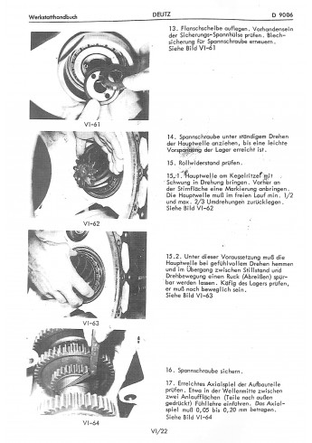 D23 - Werkstatthandbuch für Deutz-Dieselschlepper D9006