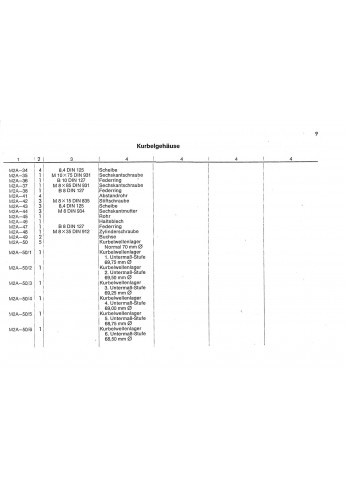D51 - Ersatzteilliste Deutz-Dieselschlepper D5005
