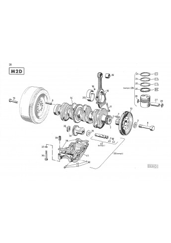 D51 - Ersatzteilliste Deutz-Dieselschlepper D5005