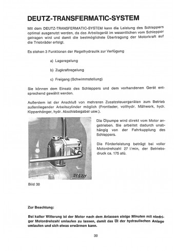 D62 - Bedienungsanleitung Deutz D3006