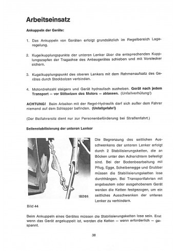 D62 - Bedienungsanleitung Deutz D3006