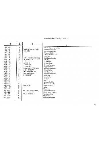 D65 - Ersatzteilliste Deutz D4006