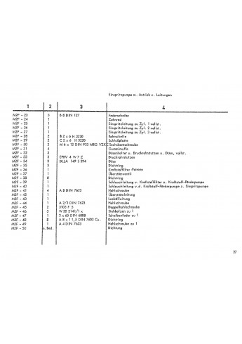 D65 - Ersatzteilliste Deutz D4006