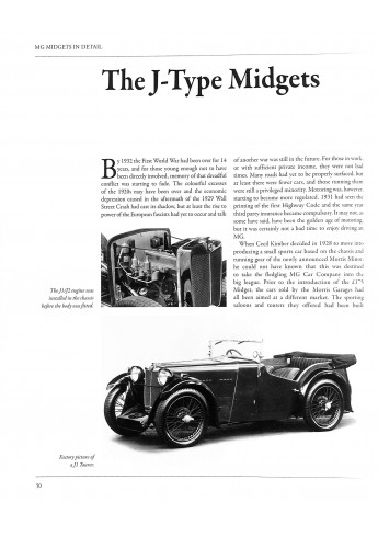 MG Midgets in detail MG Midgets in detail