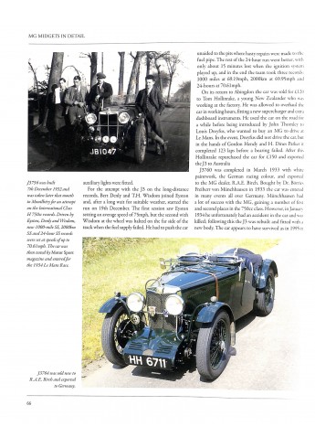 MG Midgets in detail MG Midgets in detail