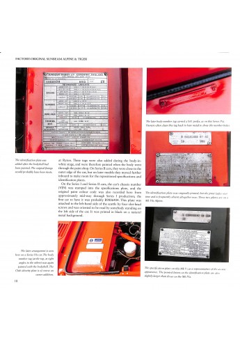 Factory-Original Sunbeam Alpine & Tiger Factory-Original Sunbeam Alpine & Tiger